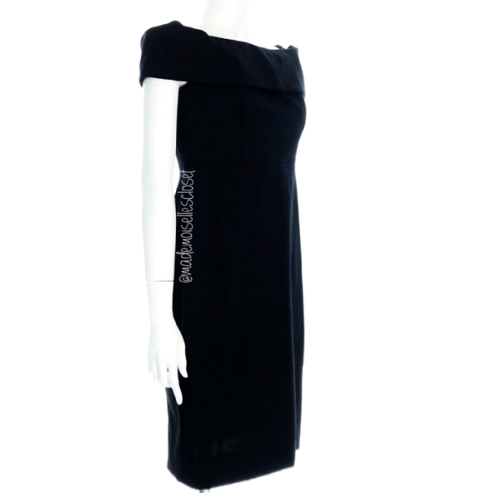 Black Cocktail Sheath Dress Sz 12 NWT - Picture 3 of 4